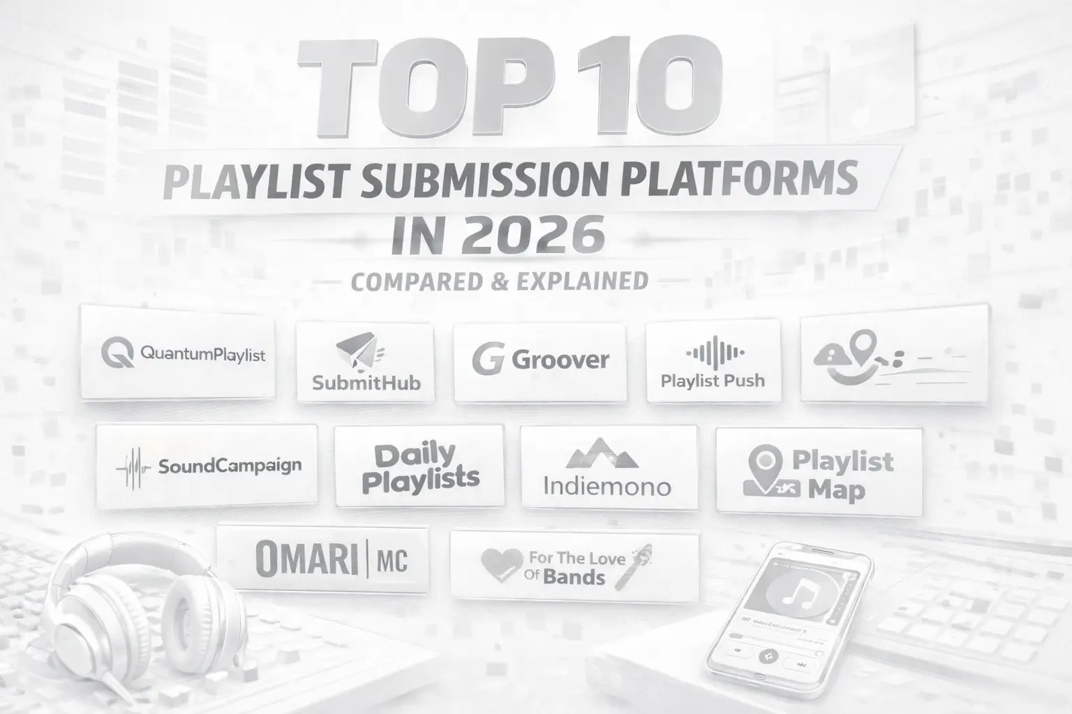 Top 10 Playlist Submission Platforms in 2026